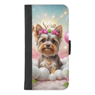 Charming Golden Yorkshire Terrier iPhone 8/7 Plus Wallet Case