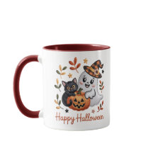 Charming Halloween Greeting Card – Hand-Drawn