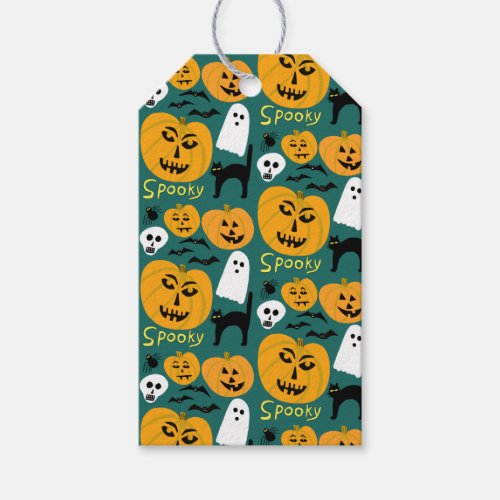 Charming Halloween Pumpkins CUSTOM Spooky Gift Tags