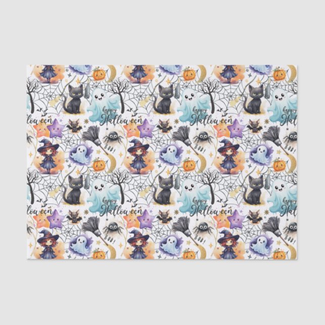 Charming Halloween Tissue Paper (Front)