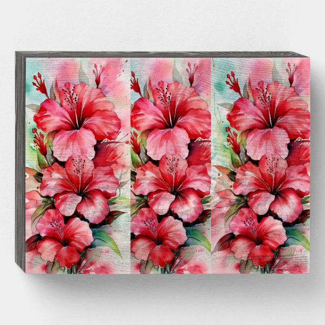 "Charming Handcrafted Wood Box Sign (Front Horizontal)