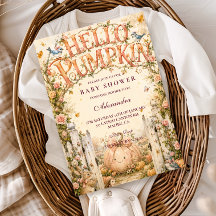 Charming Hello Pumpkin Baby Shower