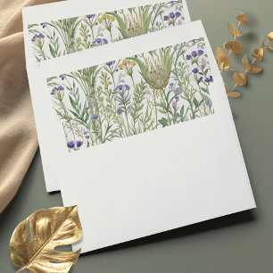 Charming Herbal Garden Envelope Liners