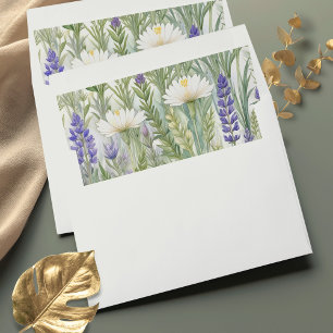 Charming Herbal Garden Envelope Liners