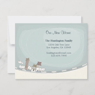 Charming Home Moving Announcement