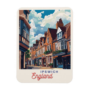Charming Ipswich England  Magnet