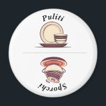 Charming Italian Language Clean/Dirty Dishwasher  Magnet<br><div class="desc">Brighten up your kitchen with our dishwasher Clean/Dirty(Puliti/Sporchi) in Italian magnet featuring cute icons of clean and dirty dishes. This charming magnet helps you keep track of your dishes with a touch of laughter. Perfect for any kitchen, it's both functional and stylish. Thank you for visiting, and we invite you...</div>