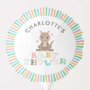 Charming Kangaroo Baby Shower Balloon