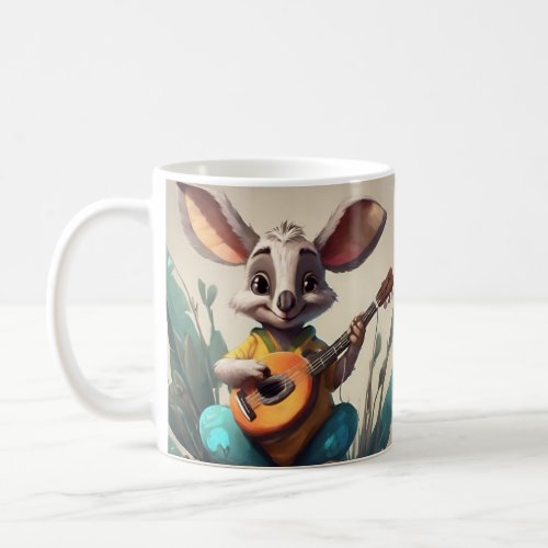 Charming Kangaroo Ceramic Mug  Sip with Aussie D