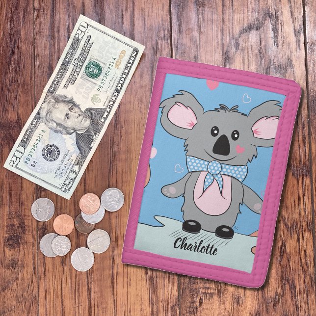 Charming Koala Bear Kid Wallet (Creator Uploaded)