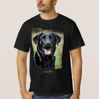 Charming Labrador Retriever Portrait - Triptych Ar T-Shirt