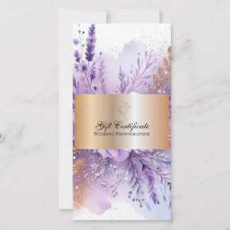Charming Lavender II Gift Certificate