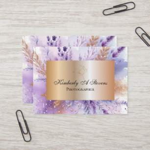 Charming Lavender II Mighty 3.5" x 2.5" Bus Card