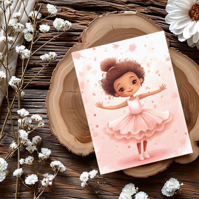 Charming Little Ballerina Postcard (Creator Uploaded)