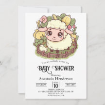 Charming Little Sheep Baby Shower