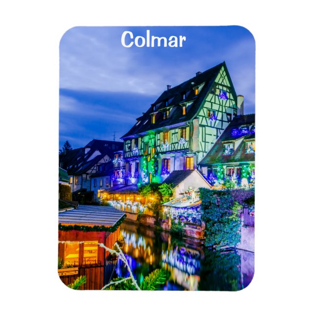 Charming Little Venice, Colmar France Magnet (Vertical)