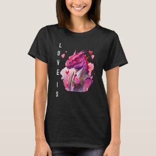 Charming Love is With Heart Animal Valentine's day T-Shirt