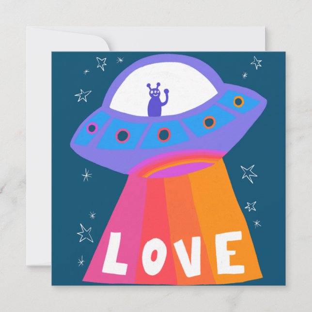 Charming Martian LOVE Valentine Anniversary Friend (Front)