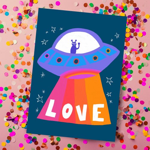 Charming Martian LOVE Valentine Anniversary Friend