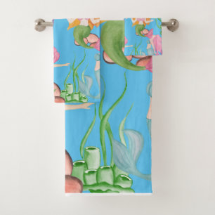 Charming Mermaids Adventure - Bath Towel Set