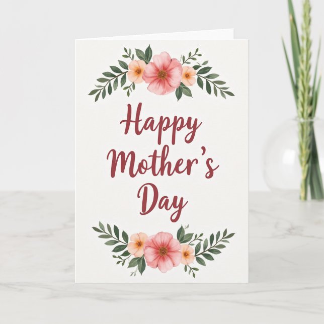 Charming Moms Day Card (Front)