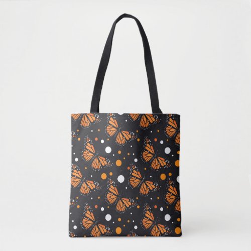 Charming Monarch Madness Butterfly Tote Bag