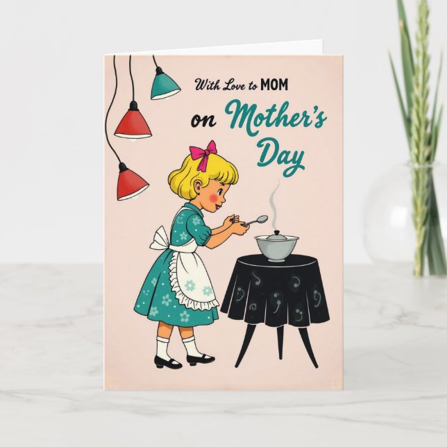 Charming Mothers Day Bake Card (Front)