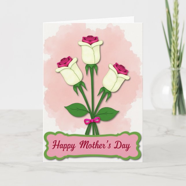 Charming Mothers Day Bloom Buds Card (Front)