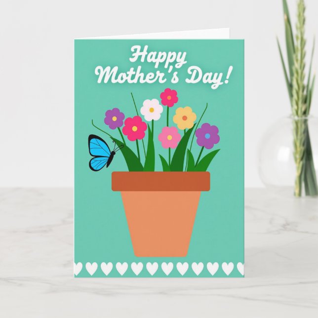 Charming Mothers Day Bloom Card (Front)