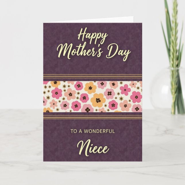 Charming Mothers Day Blooms Card (Front)