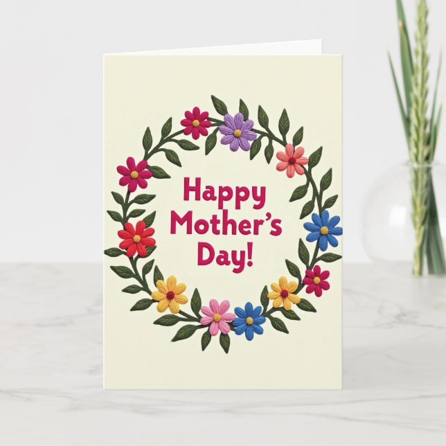 Charming Mothers Day Card (Front)