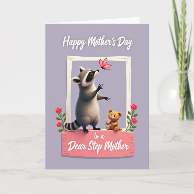 Charming Mothers Day Critter Card (Front)