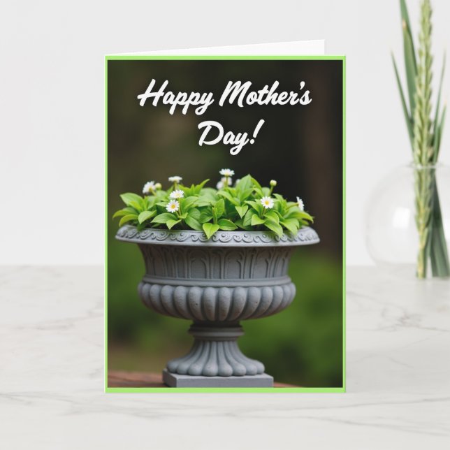 Charming Mothers Day Daisy Card (Front)
