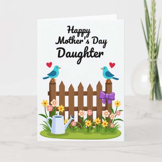Charming Mothers Day Garden Card (Front)