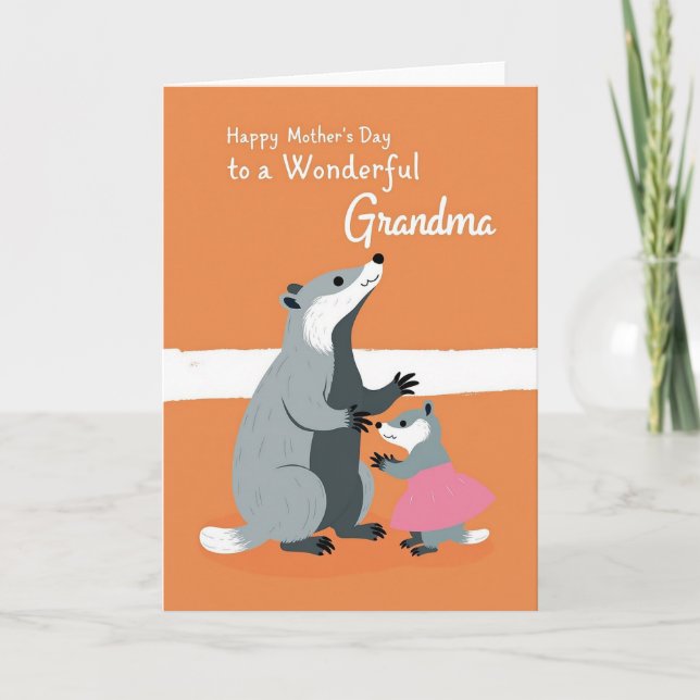 Charming Mothers Day Greet Card (Front)