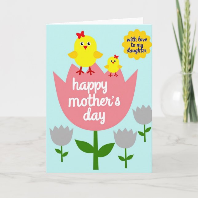 Charming Mothers Day Love Card (Front)