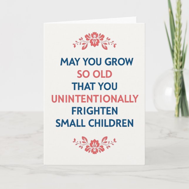 Charming Mothers Day Motif Card (Front)
