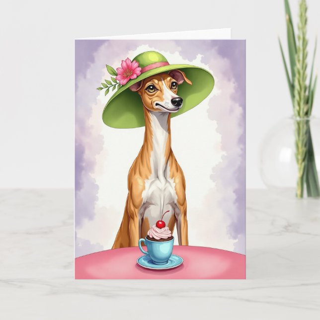 Charming Mothers Day Puppy Card (Front)