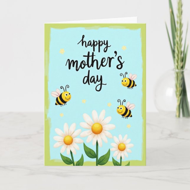 Charming Mothers Day Wish Card (Front)