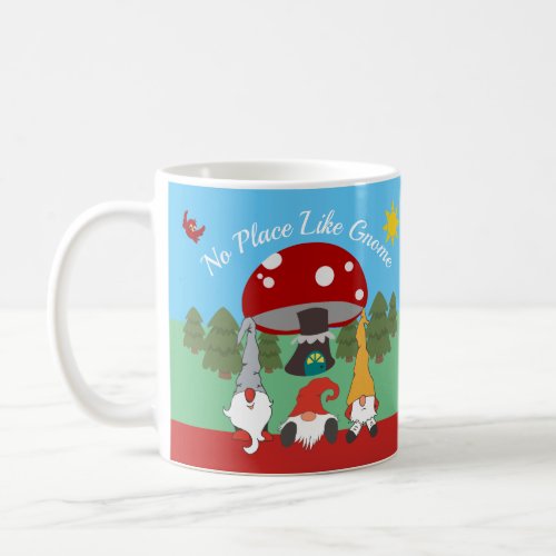 Charming No Place Like Gnome Mug