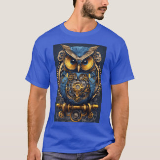 "Charming Owl Print T-Shirt - Flaunt Your Feathere