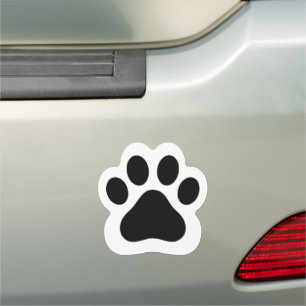 Charming Paw Print Car Magnet for Pet Lovers