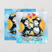 Charming Penguin Couple (Front/Back)