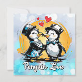 Charming Penguin Couple (Front)