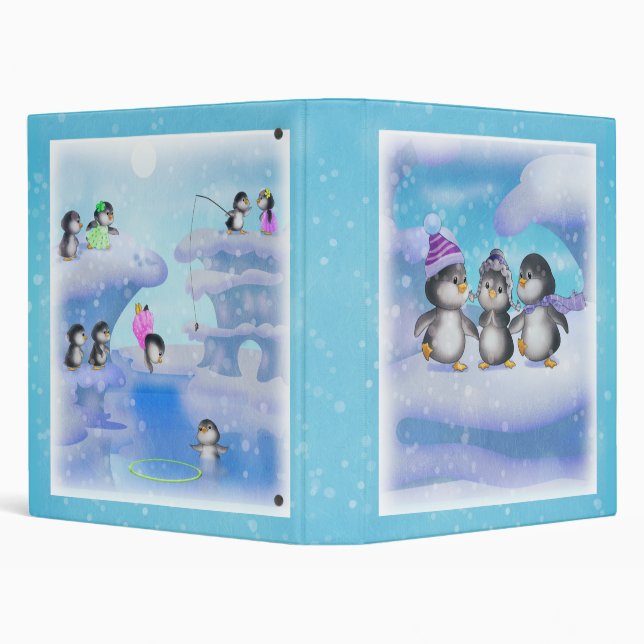 Charming Penguins Binder (Background)