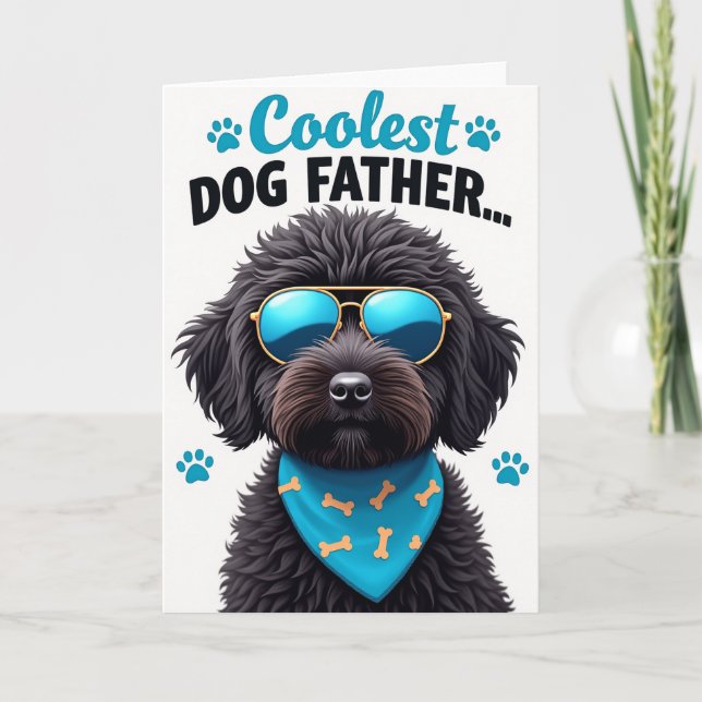 Charming Pet Father Tribute Card (Front)