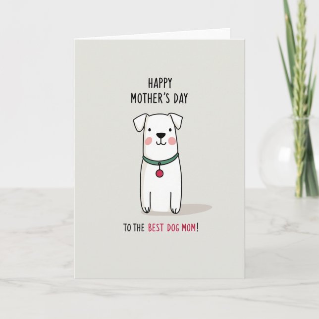 Charming Pet Mothers Day Card (Front)