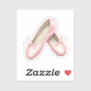 Charming Pink Ballet Flats Emoji Sticker