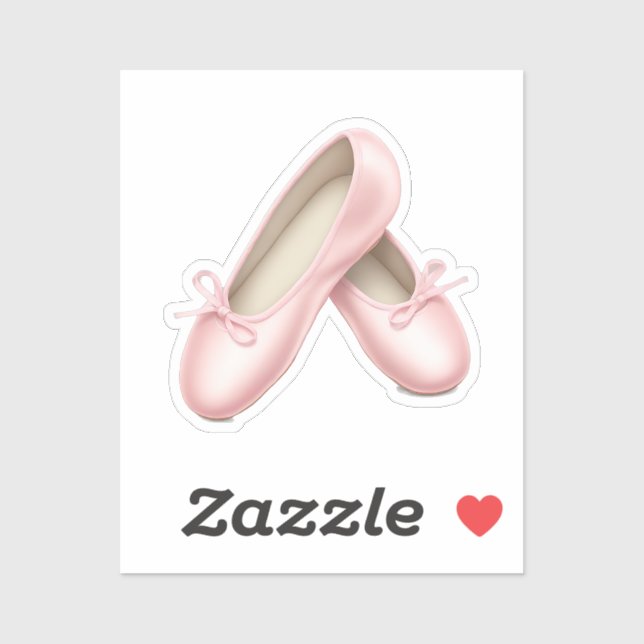 Charming Pink Ballet Flats Emoji  Sticker (Sheet)