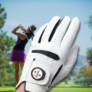 Charming Pink Golf Bag Personalized Monogrammed  Glove
